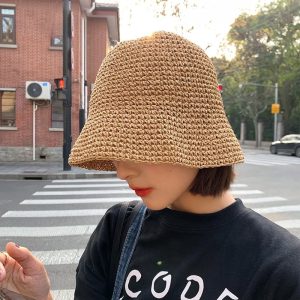Bob femme effet Paille Tressée