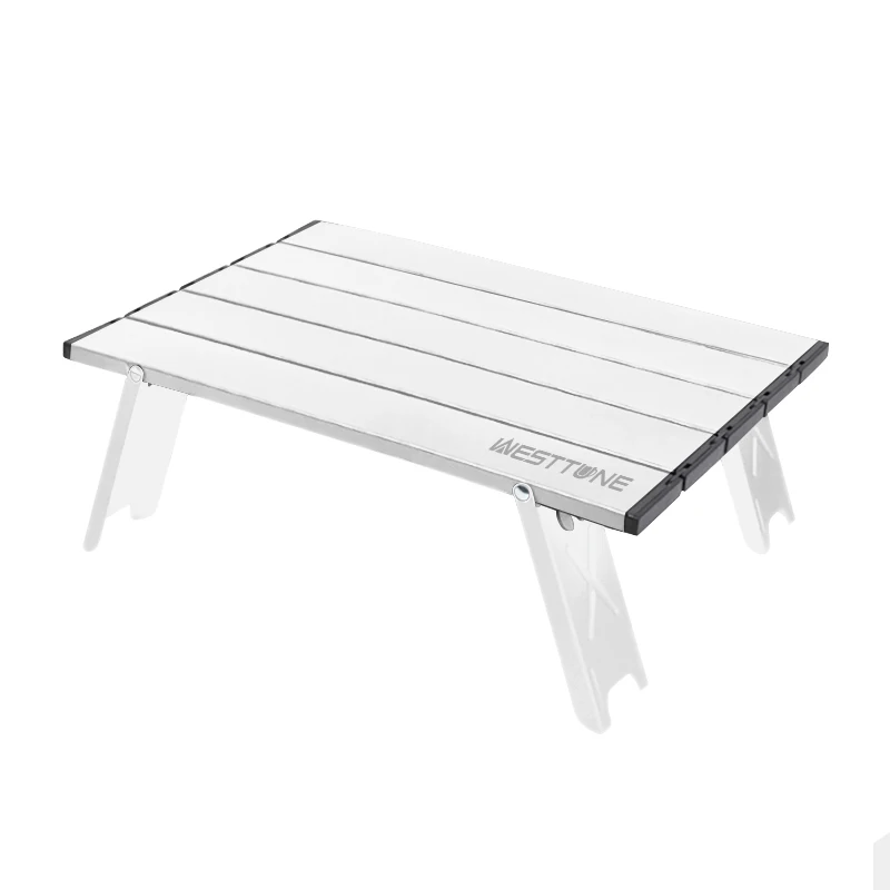 Table de camping pliable – Aluminium léger et enroulable – Image 2