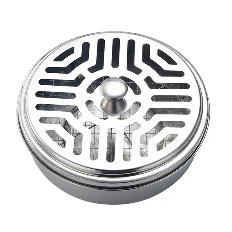 Boîte inox pour serpentins anti-moustiques sécurisée