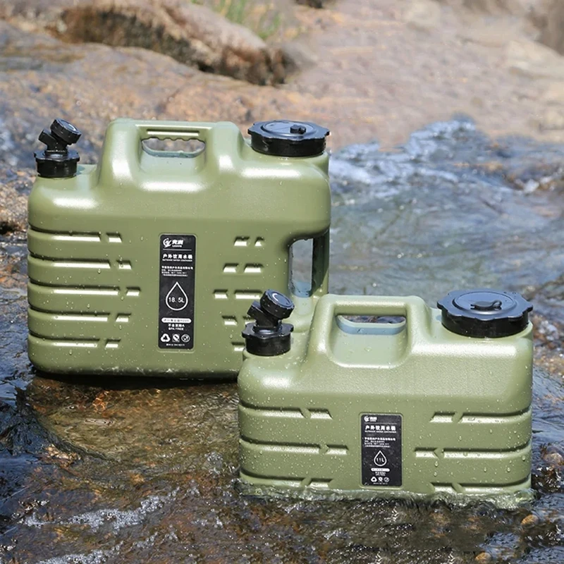 Bidon PE 11L avec robinet – stockage eau camping & survie – Image 7