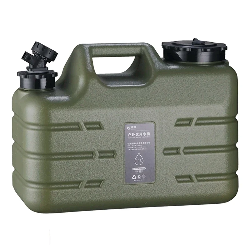 Bidon PE 11L avec robinet – stockage eau camping & survie
